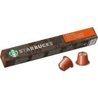 Starbucks Single-Origin Colombia Caffeinated Ground Coffee Pods Box Espresso Medium 5.7 g Pack of 10