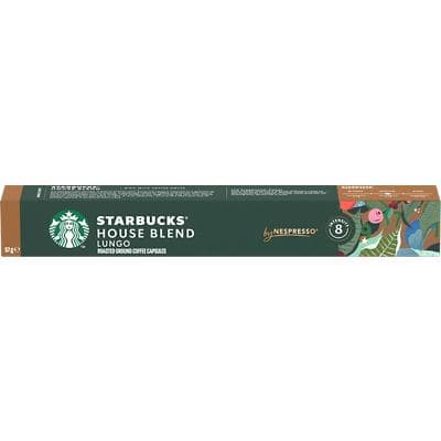 Starbucks House Blend Lungo Coffee Pods 57 g Pack of 10