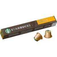 Starbucks Blonde Roast Caffeinated Ground Coffee Pods Box Espresso Light 5.3 g Pack of 10