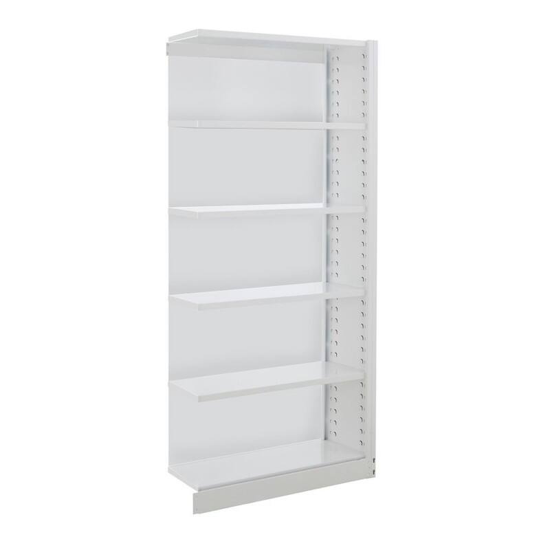BiGDUG Steel Shelving Unit 955 x 315 x 1,850 mm Grey