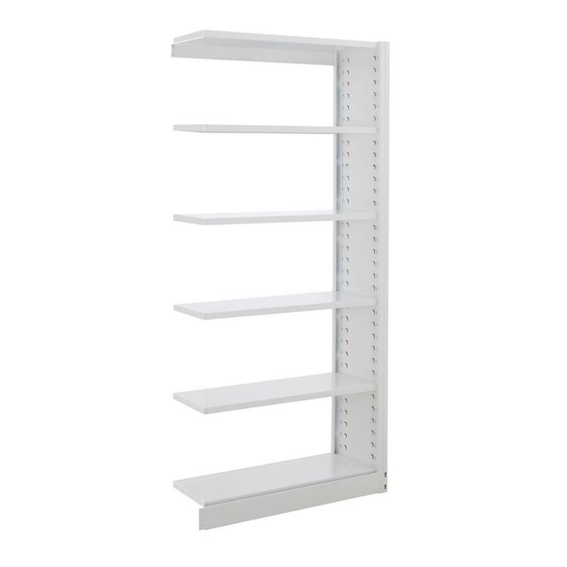 BiGDUG Steel Shelving Unit 905 x 315 x 1,850 mm Grey