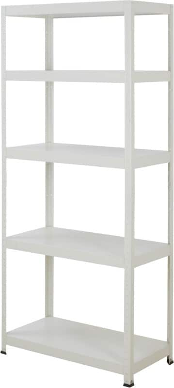 BiGDUG Steel Shelving Unit 800 x 400 x 1,800 mm White