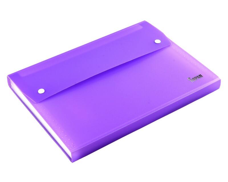 ARPAN Expanding File 13 Pockets A4 Plastic Purple ST-9603