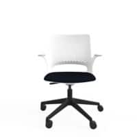 Unbranded Office Chair Basic Tilt Fixed Armrest Black, Grey 150 kg Ergonomic Home 460 x 460 x 855 mm
