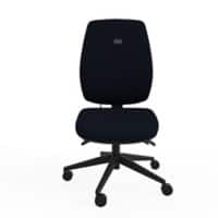 Office Chair Knee Tilt Without armrest Black 150 kg Ergonomic Home 500 x 500 x 1,040 mm