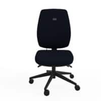 Knee Tilt Task Office Chair Without Arms Ergonomic Home Black Seat High Back