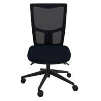 Office Chair Knee Tilt Without armrest Height-Adjustable Seat Black 150 kg Ergonomic Home 480 x 440 x 1,015 mm