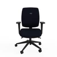 Office Chair Knee Tilt 2D Armrest Black 150 kg Ergonomic Home 480 x 440 x 950 mm