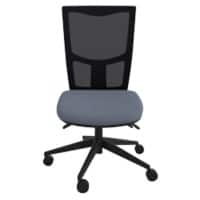 Office Chair Knee Tilt Without armrest Height-Adjustable Seat Grey 150 kg Ergonomic Home 480 x 440 x 1,015 mm
