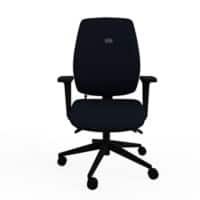 Office Chair Knee Tilt 2D Armrest Black 150 kg Ergonomic Home 500 x 500 x 1,040 mm