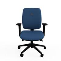 Knee Tilt Task Office Chair 2D Arms Ergonomic Home Blue Seat Medium Back