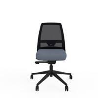 Office Chair Synchro Tilt Without armrest Grey 150 kg Ergonomic Home 490 x 470 x 1,000 mm