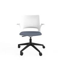 Unbranded Office Chair Basic Tilt Fixed Armrest Grey 150 kg Ergonomic Home 460 x 460 x 855 mm