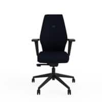 Office Chair Synchro Tilt 2D Armrest Black 150 kg Ergonomic Home 490 x 470 x 1,050 mm