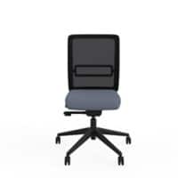 Office Chair Synchro Tilt Without armrest Grey 150 kg Ergonomic Home 490 x 470 x 1,020 mm