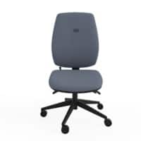 Knee Tilt Task Office Chair Without Arms Ergonomic Home Grey Seat High Back