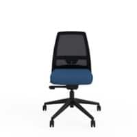 Office Chair Synchro Tilt Without armrest Yes Blue 150 kg Ergonomic Home 490 x 470 x 1,000 mm