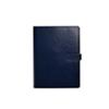 Arpan A4 Faux Leather Conference Portfolio with Clipboard and Notepad Blue