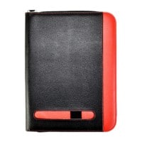 Arpan A4 Conference Portfolio with calculator and notepad Black and Red