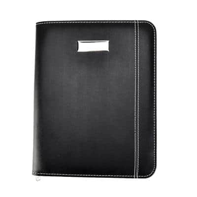Arpan A5 Conference Portfolio with calculator and notepad Black