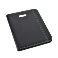 Arpan A4 Conference Portfolio with calculator and notepad Black