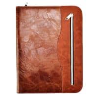 Arpan A4 Conference Portfolio with calculator and notepad Brown