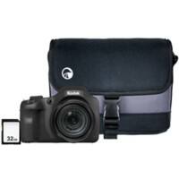Kodak Pixpro Digital Camera AZ652, 32 GB SD Card, Carrying Case Black