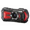 Ricoh Digital Camera 383200, 64 GB SD Card, Protective Bumper Case Red