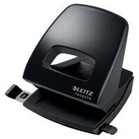 Leitz NeXXt Recycle 2 Hole Punch 5003 45% Recycled Plastic 30 Sheets Black