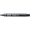 Pentel N50 Permanent Marker Medium Bullet 2.5 mm Black Waterproof Pack of 12