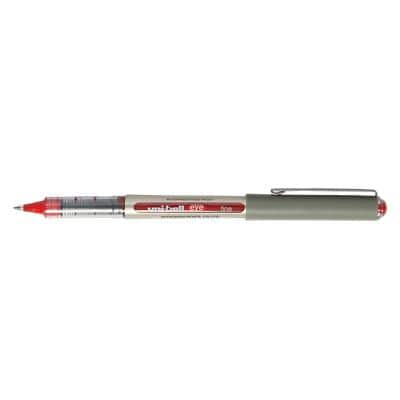 Uni-Ball Eye UB-157 Rollerball Pen Medium 0.5 mm Red Pack of 12