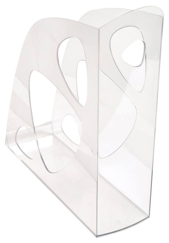Exacompta Magazine File 18123D Clear Pack of 10