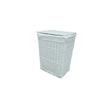 ARPAN Laundry Basket Wicker White 38 x 25 x 49 cm