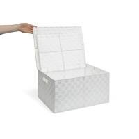 ARPAN Storage Basket Nylon White 50 x 38 x 25 cm Set of 2