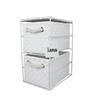 ARPAN Storage Cabinet with 2 Drawers Polypropelene White 18 x 25 x 33 cm
