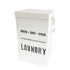 ARPAN Laundry Basket WB-9928 Oxford Cloth White 34 cm x 59 cm