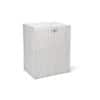 ARPAN Laundry Basket WB-9358-LWT Plastic White 58.5 cm With Removable Lid L 85