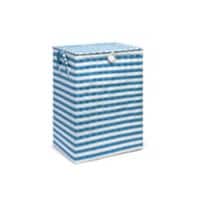 ARPAN Laundry Basket PP-9348LM Polypropylene Blue, White 23.9 cm x 4.9 cm