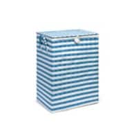 ARPAN Laundry Basket PP-9348LM Polypropylene Blue, White 23.9 cm x 4.9 cm