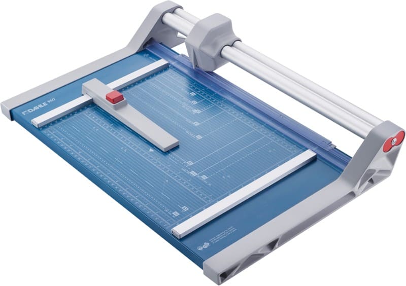 Dahle Professional Rotary Trimmer A4 360 mm Self-sharpening steel rotary blade Blue 20 Sheets