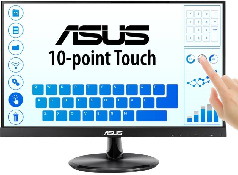 ASUS 54.7 cm (21.5") LCD Touchscreen Monitor VT229H Black  