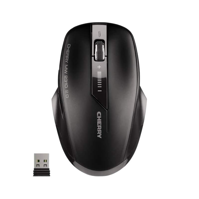 CHERRY MW2310 Mouse Wireless Without Bluetooth Black Suitable For Lefthanded People