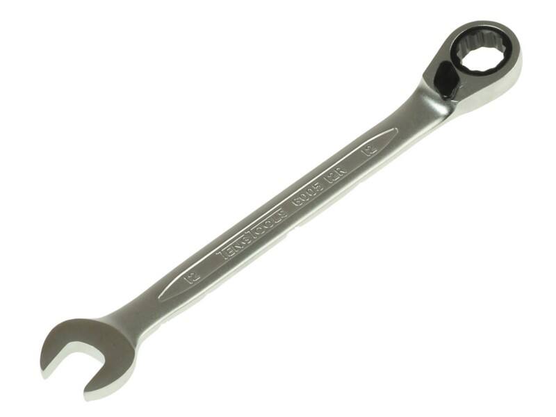 TENG TOOLS TEN600519R Combination Spanner 12 Point 13° Chrome vanadium Stain Finish 19 mm