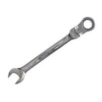 Faithfull FAISPARAT17 Ratchet Combi Spanner 12 Point Chrome Vanadium Chrome Plated 17 mm