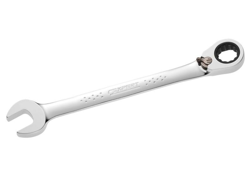 BRITOOL E117372 Combination Wrench 12 Point 15° Chrome vanadium steel Chrome Plated 19 mm