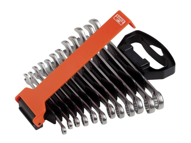 Bahco BAH111MSET12 Wrench Set 12 Point 15° Alloy Steel Chrome Plated 8 - 19 mm Pack of 12