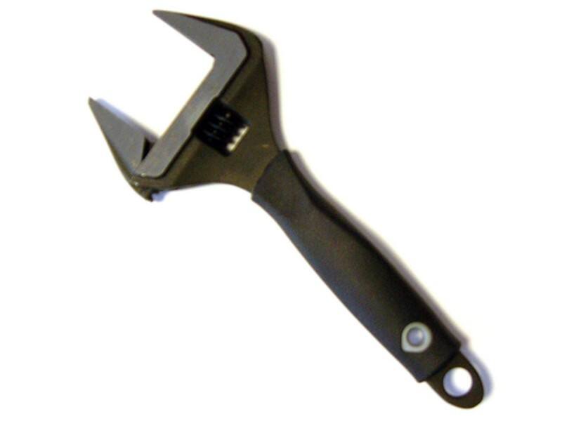 MONUMENT 3140Q Adjustable Wrench Plastic Rubber Cushion Steel 34 mm