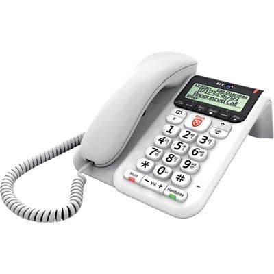 BT Decor 2600 Corded Telephone White