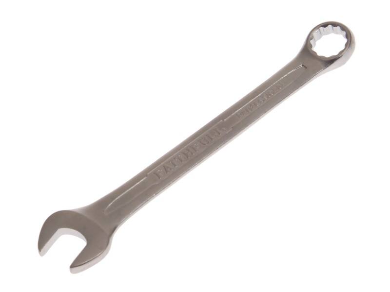 Faithfull FAISPAC30 Combination spanner 12 Point 15° Chrome vanadium steel Satin Chrome 30 mm