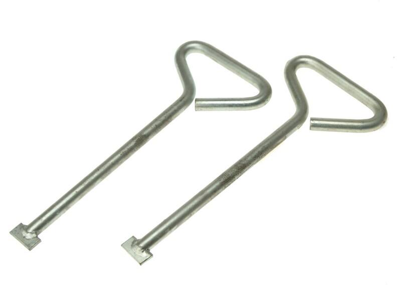 MONUMENT MLK20 Manhole Cover Lift Keys Pack Steel Pack of 2